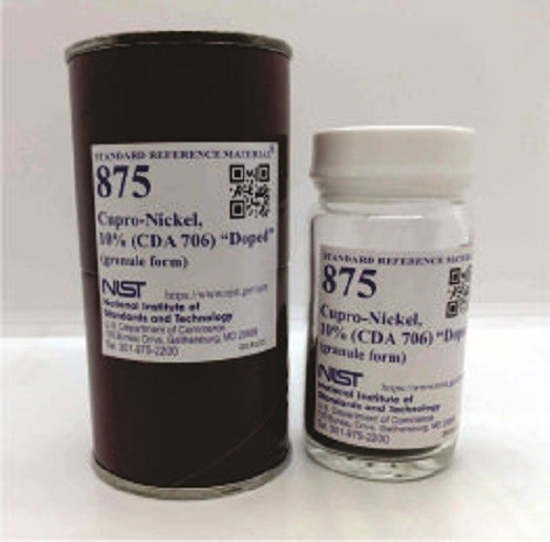 SRM 875  銅鎳，10%(CDA 706)“摻雜”標準品
