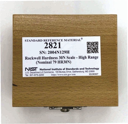 SRM 2821  洛氏硬度30N刻度-高量程(公稱(chēng)79 HR30N)標(biāo)準(zhǔn)品