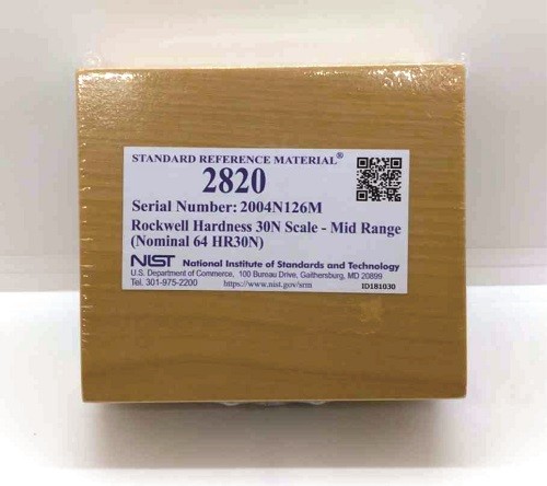 SRM 2820  洛氏硬度30N刻度-中檔范圍標(biāo)準(zhǔn)品(公稱(chēng)64 HR30N)