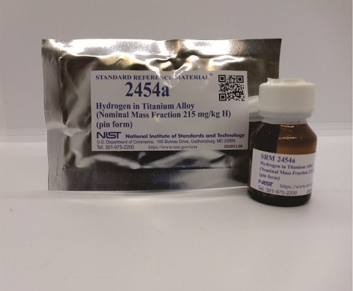 SRM 2454a  鈦合金中的氫（標(biāo)稱質(zhì)量分?jǐn)?shù)215mg /kg H）（針形）標(biāo)準(zhǔn)品