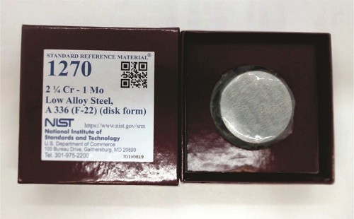 SRM 1270 La鋼，Cr-Mo(A 336)(F-22)標準品
